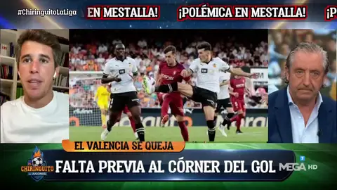 "Estoy alucinando con el arbitraje en Mestalla" "Estoy alucinando con el arbitraje en Mestalla"