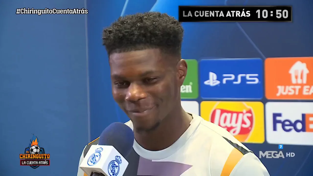 Edu Aguirre, en exclusiva con Tchouam&eacute;ni