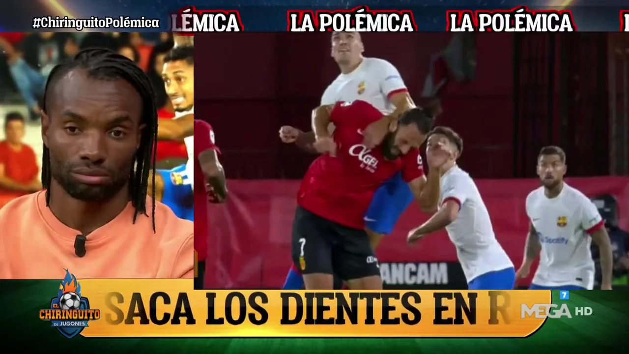 "Esta jugada no puede ser roja, pero si Muriqi sangra lo expulsa" "Esta jugada no puede ser roja, pero si Muriqi sangra lo expulsa"