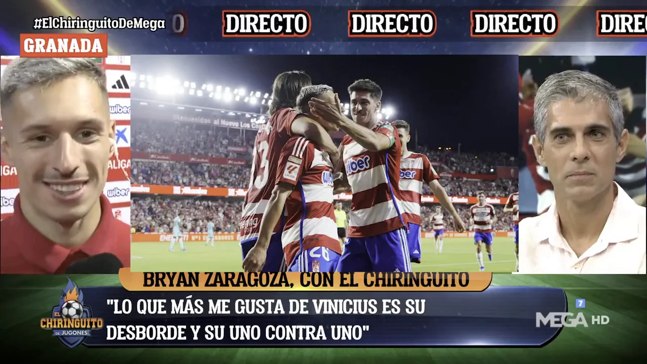 Bryan Zaragoza cuenta su anécdota en el campo con Araujo Bryan Zaragoza cuenta su anécdota en el campo con Araujo