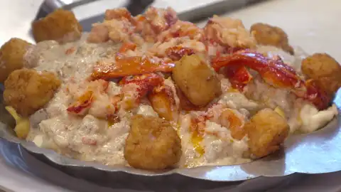 Poutine de langosta Crónicas carnívoras