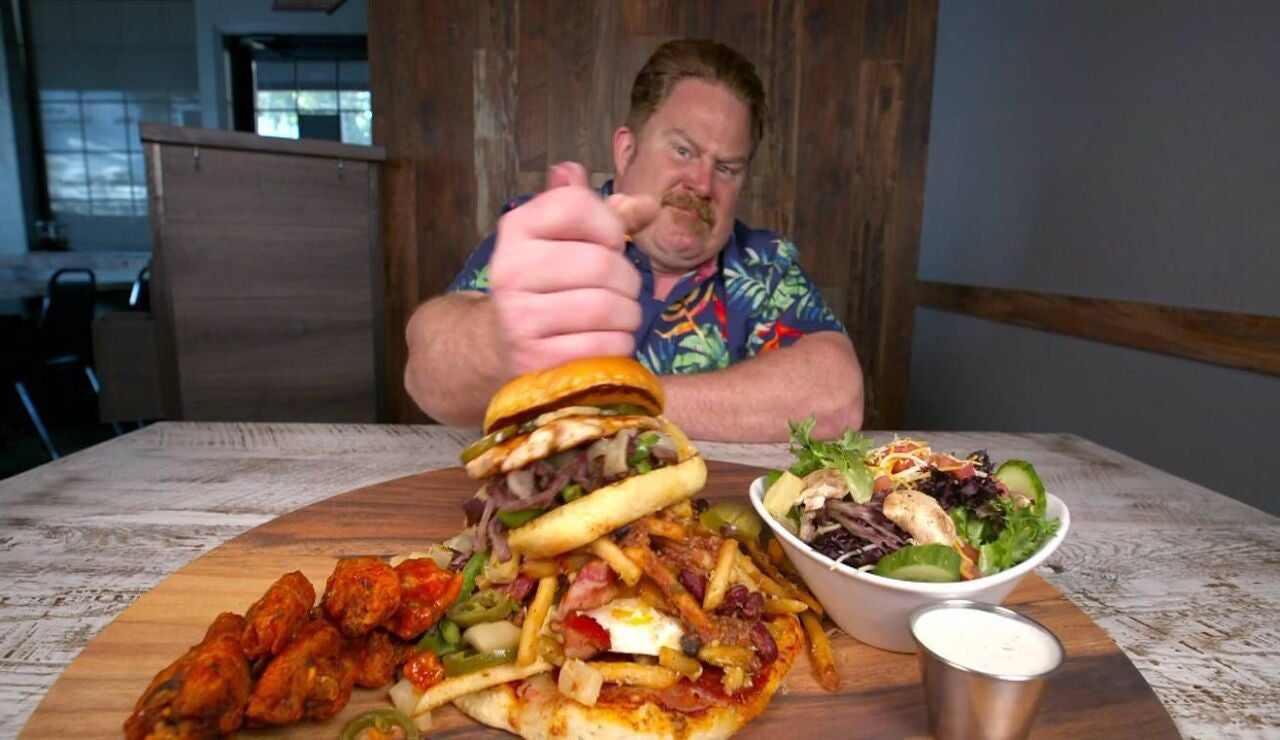 Reto men&uacute; hamburguesa