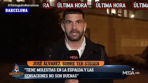 José Álvarez: "Ter Stegen sigue sintiendo dolor y las sensaciones no son positivas" José Álvarez: "Ter Stegen sigue sintiendo dolor y las sensaciones no son positivas"