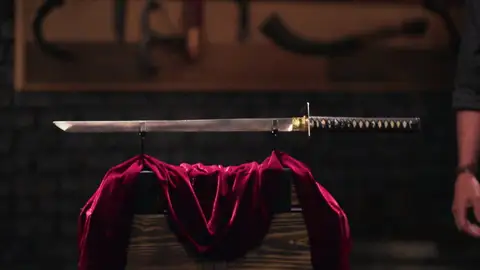 Ninjato Forjado a fuego