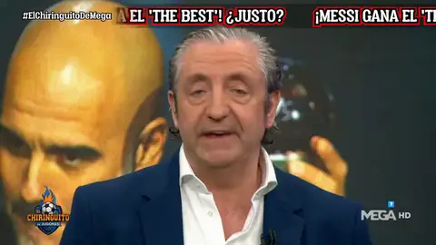 Josep Pedrerol no entiende nada de los Premios 'The Best' Josep Pedrerol no entiende nada de los Premios 'The Best'