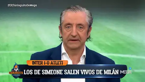 El arrebato más culé de Josep Pedrerol en la previa contra el Nápoles El arrebato más culé de Josep Pedrerol en la previa contra el Nápoles