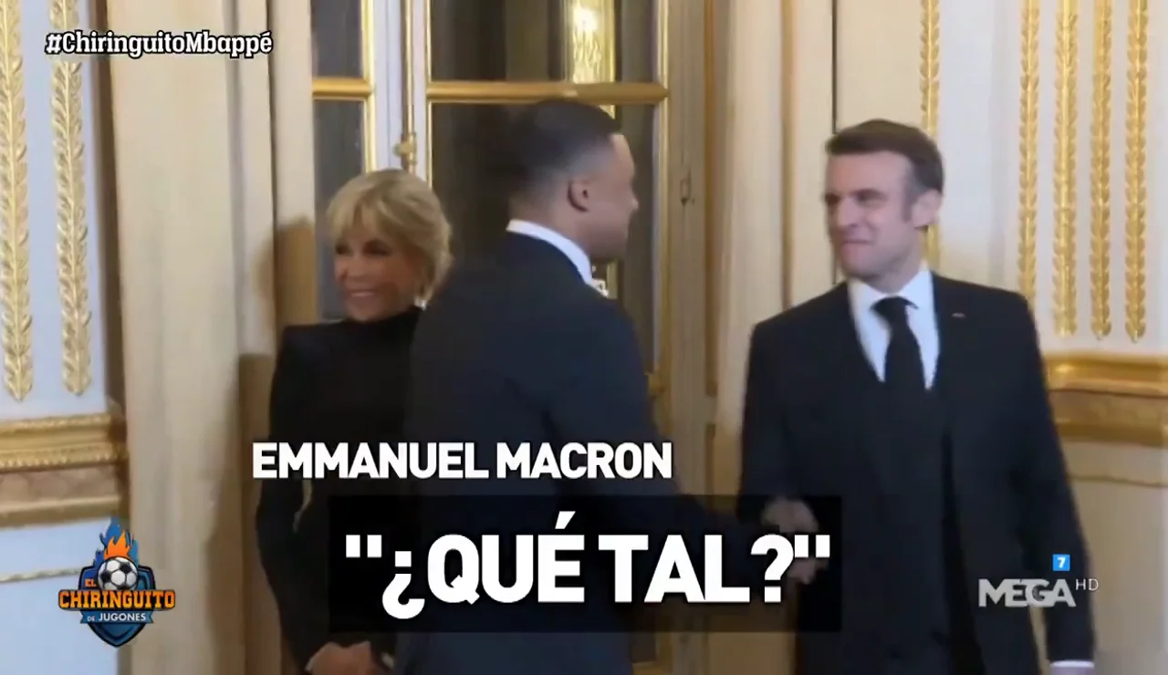 La ¿broma? de Macron a Kylian Mbappé