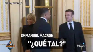 La ¿broma? de Macron a Kylian Mbappé