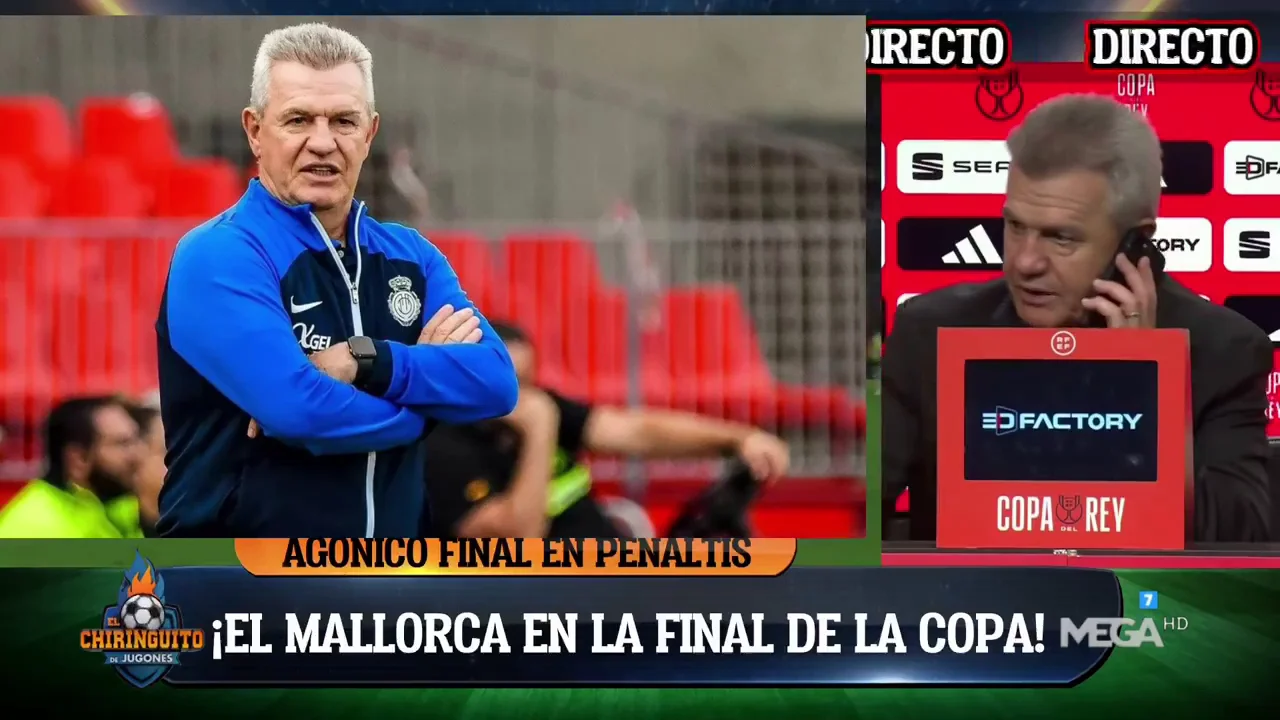 La surrealista rueda de prensa de Aguirre tras clasificarse a la final de Copa