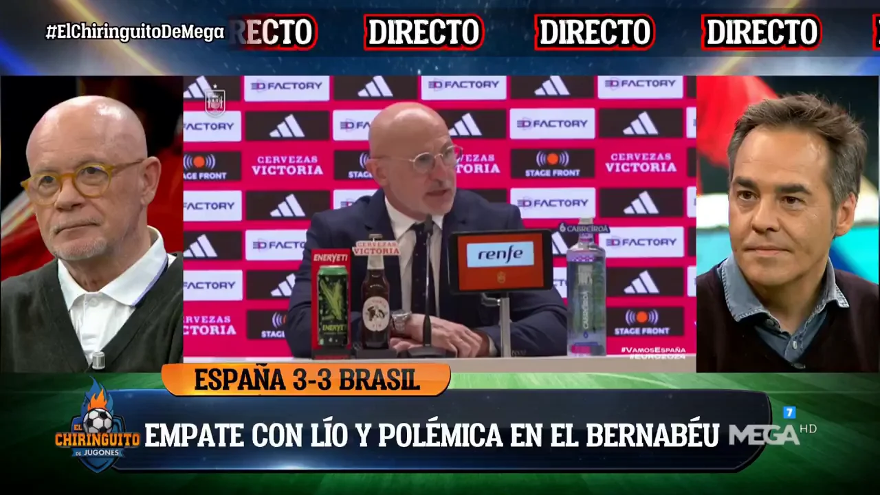 De la Fuente: "Siento verg&uuml;enza de los pitos a Morata"
