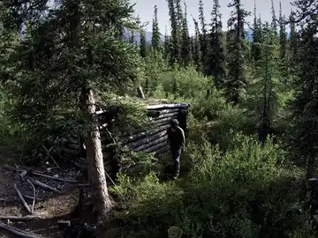 Cabaña abandonada