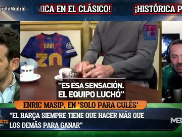 "Me cuesta comprar el discurso de que han robado al Barça" "Me cuesta comprar el discurso de que han robado al Barça"