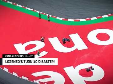 Accidente múltiple en MotoGP Accidente múltiple en MotoGP
