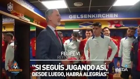 Su Majestad el Rey de España felicita a los jugadores Su Majestad el Rey de España felicita a los jugadores