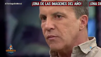 Cristóbal Soria llora tras verse con Messi Cristóbal Soria llora tras verse con Messi