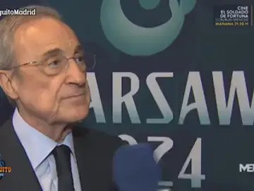 Florentino Pérez: "No es fácil estrenarse en el Real Madrid con un gol" Florentino Pérez: "No es fácil estrenarse en el Real Madrid con un gol"