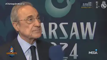 Florentino Pérez: "No es fácil estrenarse en el Real Madrid con un gol" Florentino Pérez: "No es fácil estrenarse en el Real Madrid con un gol"