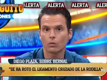 "Bernal se ha roto el ligamento cruzado de la rodilla". "Bernal se ha roto el ligamento cruzado de la rodilla".