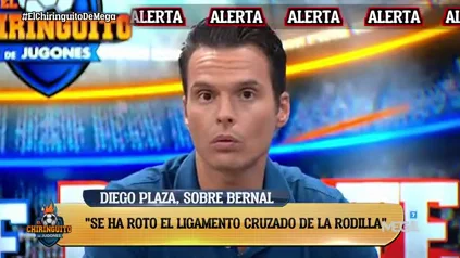 "Bernal se ha roto el ligamento cruzado de la rodilla". "Bernal se ha roto el ligamento cruzado de la rodilla".