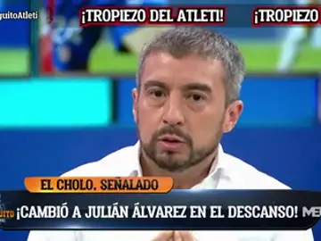"¿Cambiar a Julián Alvarez? No tienes coraje" "¿Cambiar a Julián Alvarez? No tienes coraje"