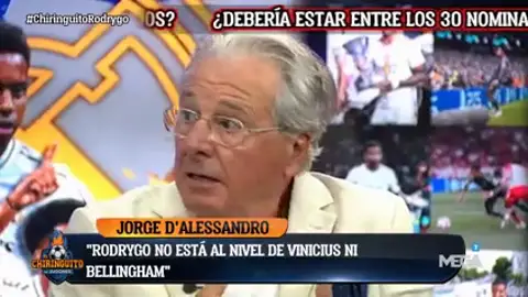 "Rodrygo es un buen jugador de reparto" "Rodrygo es un buen jugador de reparto"