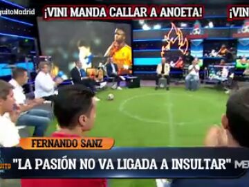 "La pasión no va ligada a insultar"