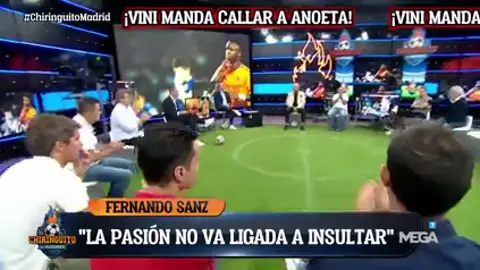 "La pasión no va ligada a insultar" "La pasión no va ligada a insultar"