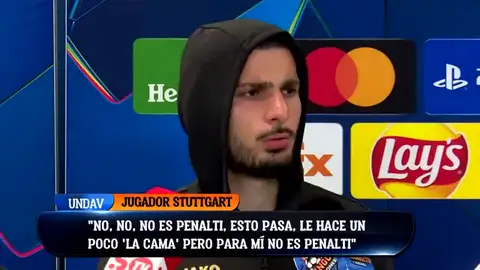 "No es penalti de Rüdiger, nunca" "No es penalti de Rüdiger, nunca"