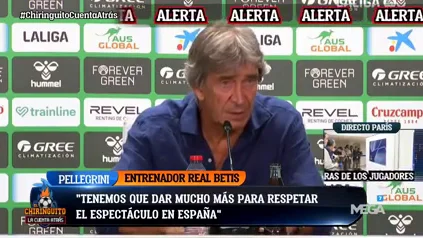 ¿Palo de Pellegrini a Bordalás? ¿Palo de Pellegrini a Bordalás?
