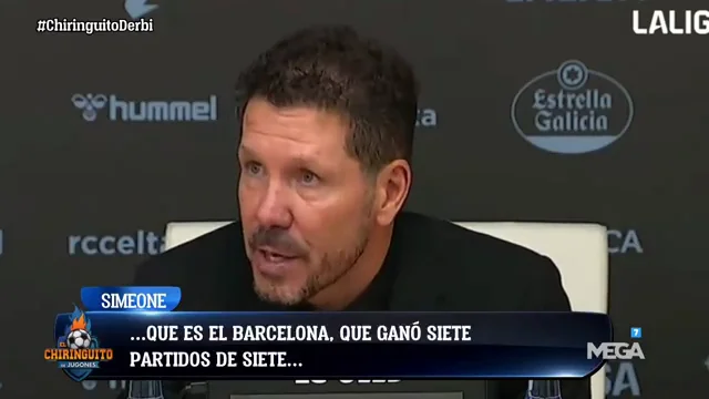 "El RIVAL en LALIGA es el BAR&Ccedil;A"