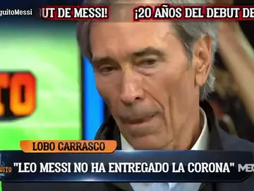 Lobo Carrasco: "El entorno de Messi firmaría una despedida de la selección como ante Bolivia" Lobo Carrasco: "El entorno de Messi firmaría una despedida de la selección como ante Bolivia"