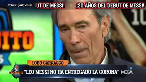 Lobo Carrasco: "El entorno de Messi firmaría una despedida de la selección como ante Bolivia" Lobo Carrasco: "El entorno de Messi firmaría una despedida de la selección como ante Bolivia"