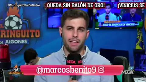El plan de celebración de Vini su hubiera ganado el Balón de Oro El plan de celebración de Vini su hubiera ganado el Balón de Oro