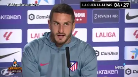 Koke: "Me gustaría estar allí ayudando a la gente" Koke: "Me gustaría estar allí ayudando a la gente"