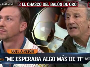 Brutal cara a cara entre Guti y Petón