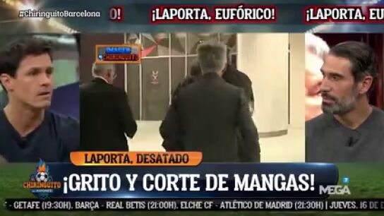 Edu Aguirre: "Me gusta Laporta"