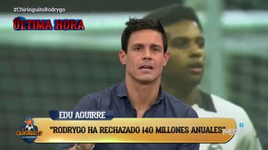 Edu Aguirre desvela la oferta de Arabia por Rodrygo