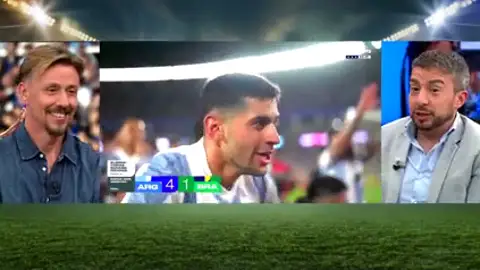 "Argentina le dio una paliza futbolística a Brasil" "Argentina le dio una paliza futbolística a Brasil"