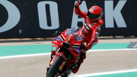 Marc Márquez, tras firmar su 99 'pole position'. Marc Márquez, tras firmar su 99 'pole position'.