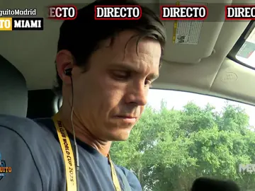 Edu Aguirre no puede contener las lágrimas en directo Edu Aguirre no puede contener las lágrimas en directo