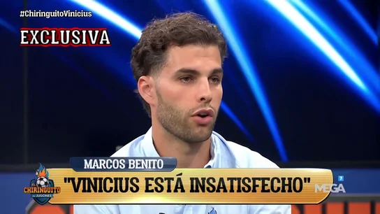 Marcos Benito: "Vinicius está insatisfecho" Marcos Benito: "Vinicius está insatisfecho"