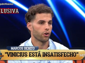 Marcos Benito: "Vinicius est&aacute; insatisfecho"