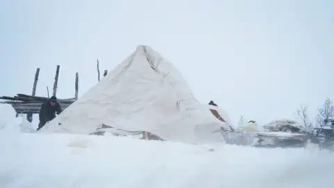 Vida bajo cero - Los Hailstone montan su campamento para la primavera Vida bajo cero - Los Hailstone montan su campamento para la primavera