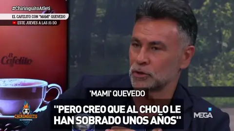 'Mami' Quevedo, este jueves en 'El Cafelito de Josep Pedrerol' 'Mami' Quevedo, este jueves en 'El Cafelito de Josep Pedrerol'