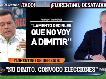 Roncero: "Florentino ha tenido un acto de valent&iacute;a"