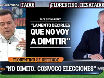 Roncero: "Florentino ha tenido un acto de valentía" Roncero: "Florentino ha tenido un acto de valentía"