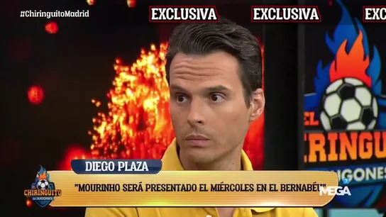 Diego Plaza: "La presentación de Mourinho será..." Diego Plaza: "La presentación de Mourinho será..."