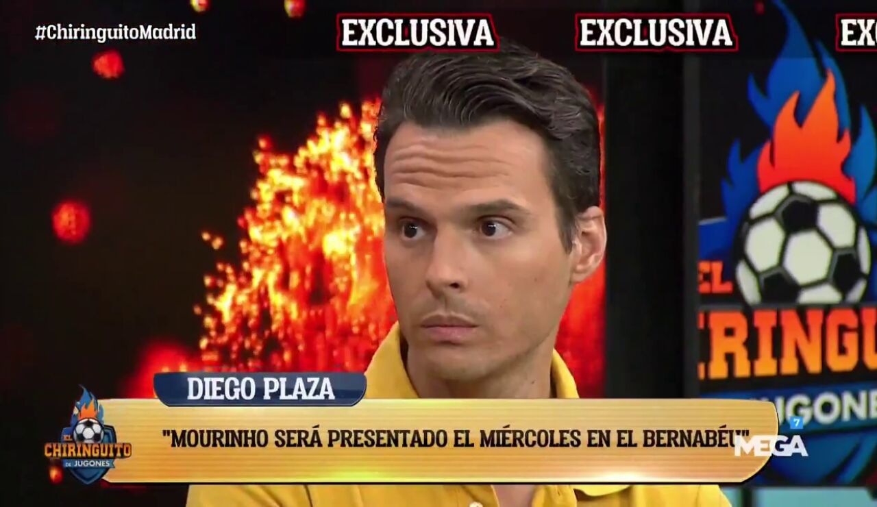 Diego Plaza: "La presentaci&oacute;n de Mourinho ser&aacute;..."
