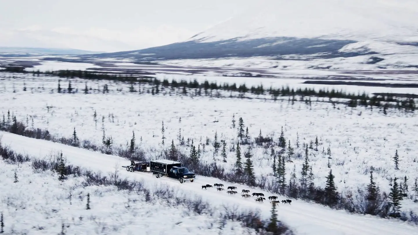 Jessie Holmes, contrarreloj para llegar a su nuevo campamento antes de que el hielo cierre las carreteras Jessie Holmes, contrarreloj para llegar a su nuevo campamento antes de que el hielo cierre las carreteras